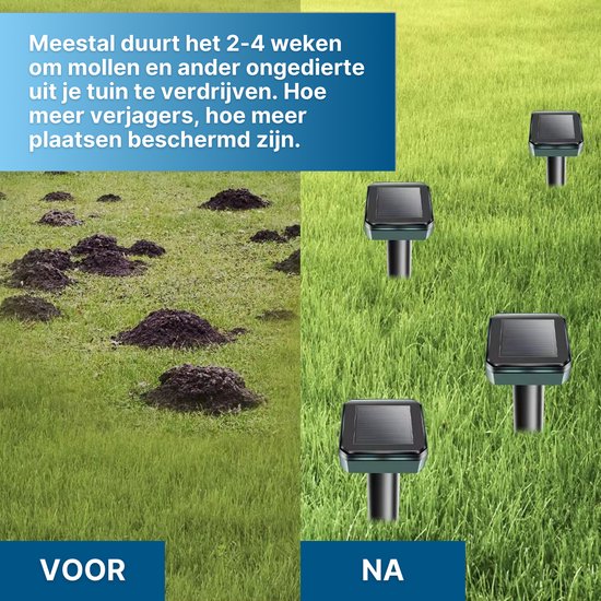 Mollenverjager [Set van 4] 4